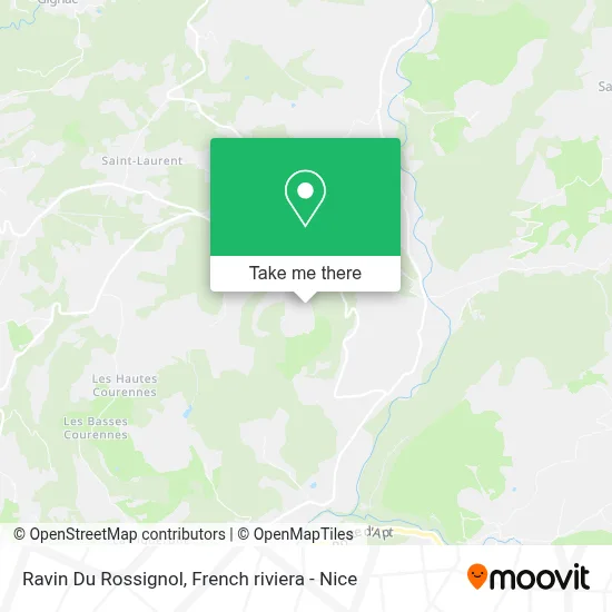 Mapa Ravin Du Rossignol