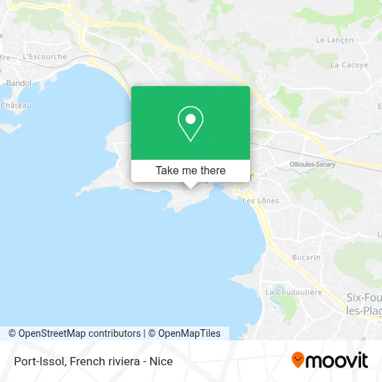 Port-Issol map