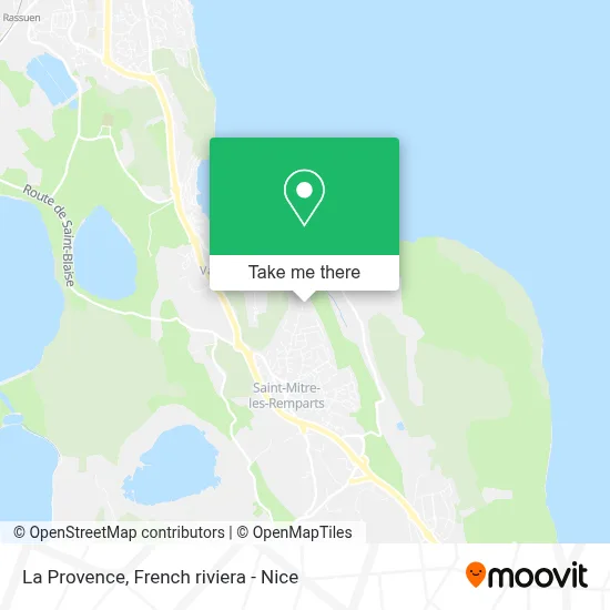 La Provence map