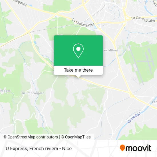 U Express map