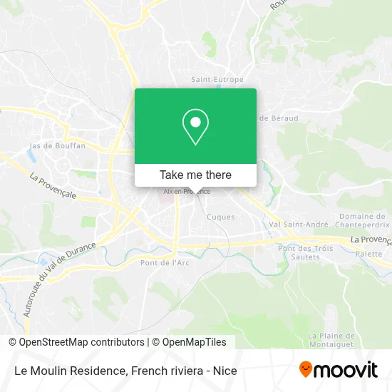Résidence Le Moulin map