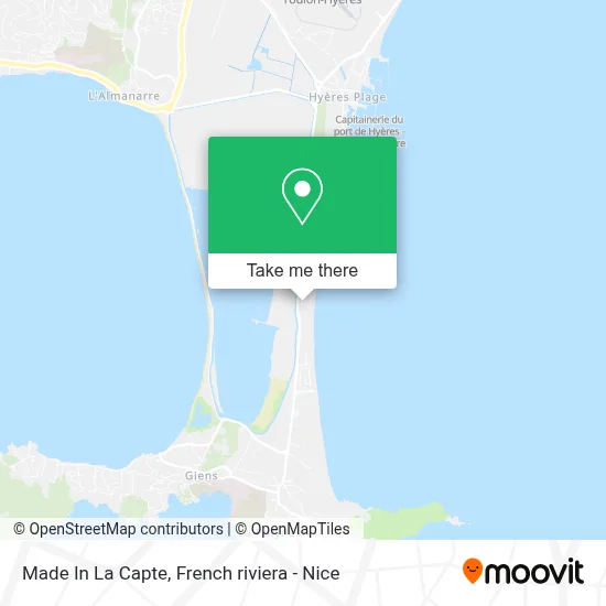 Made In La Capte map