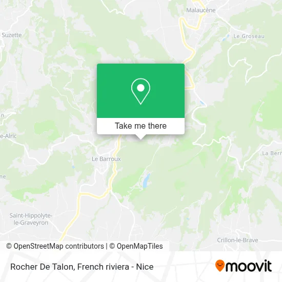 Mapa Rocher De Talon
