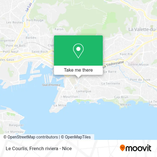 Le Courlis map