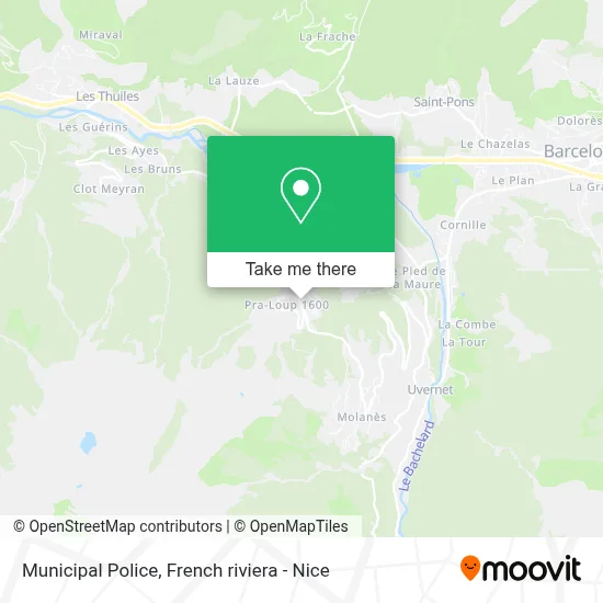 Police Municipale map