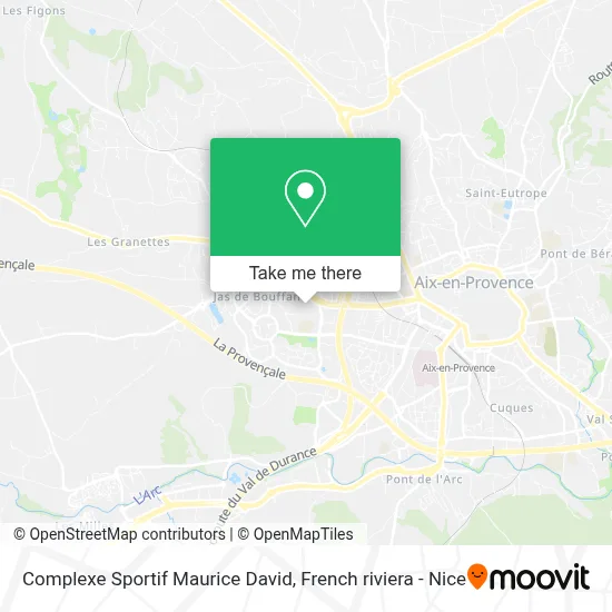Complexe Sportif Maurice David map