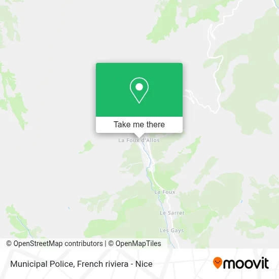 Police Municipale map