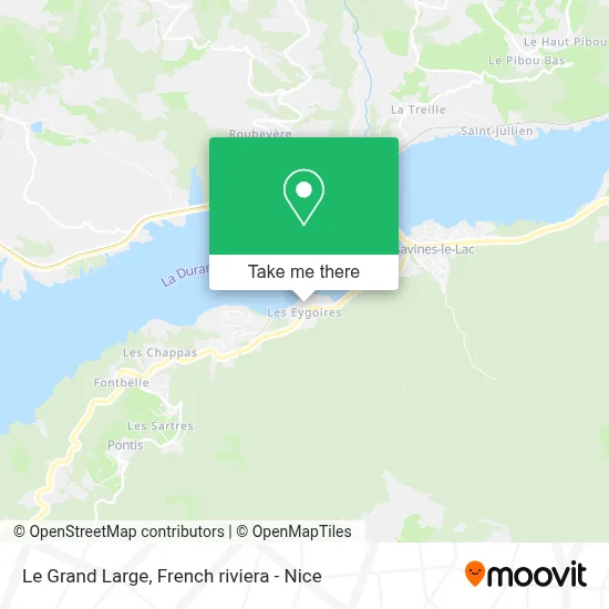Le Grand Large map