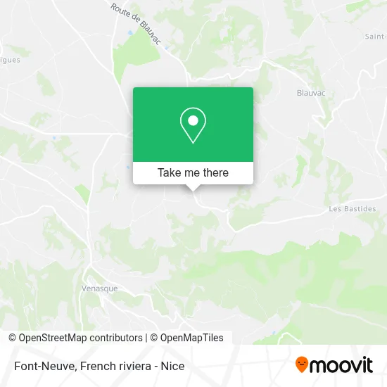 Font-Neuve map