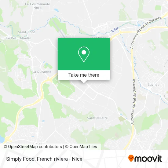 Simply Food map