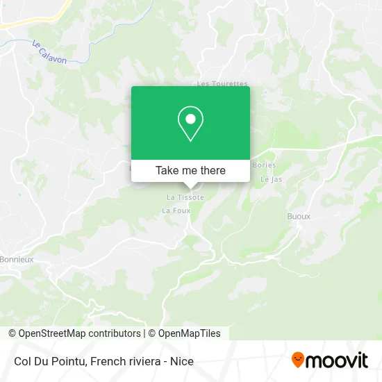 Col Du Pointu map