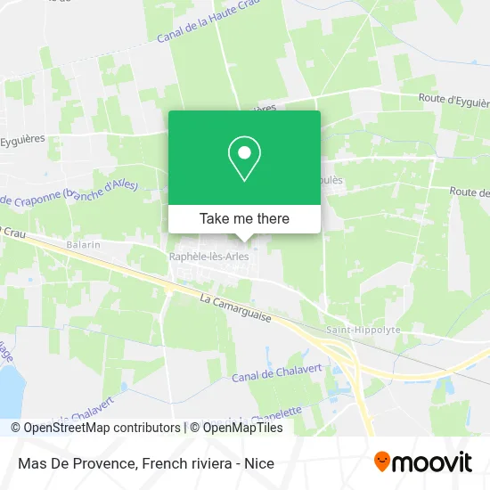 Mas De Provence map