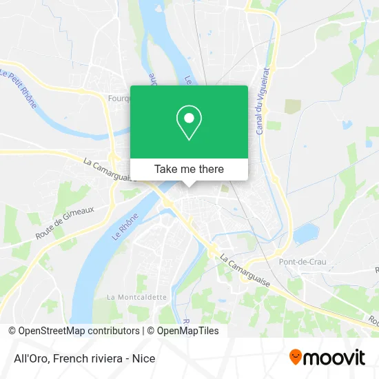 All'Oro map