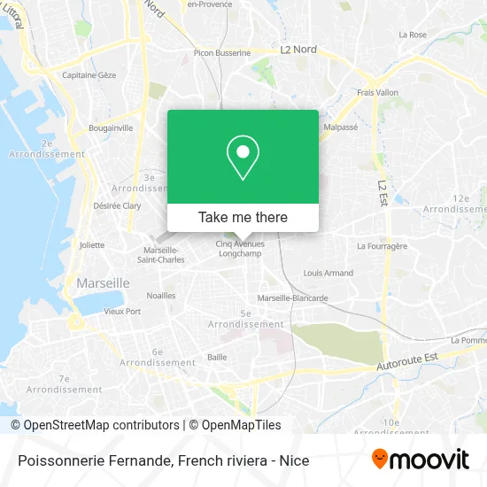 Poissonnerie Fernande map