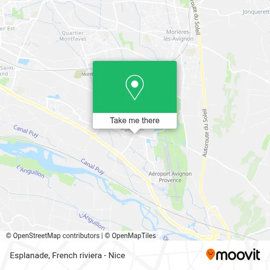 Esplanade map