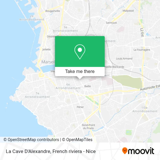 La Cave D'Alexandre map