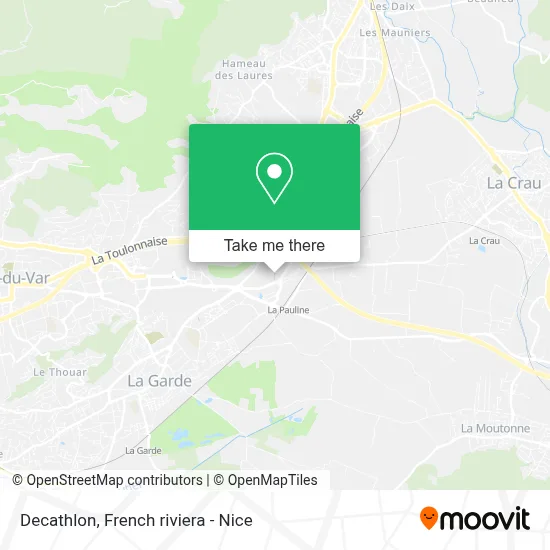 Decathlon map