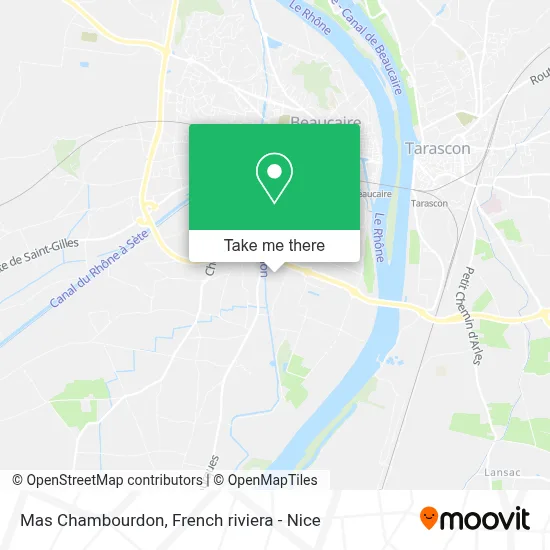 Mas Chambourdon map