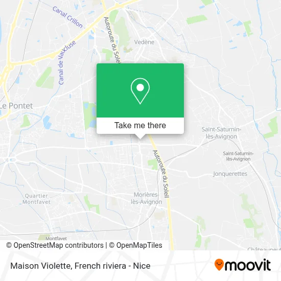 Maison Violette map