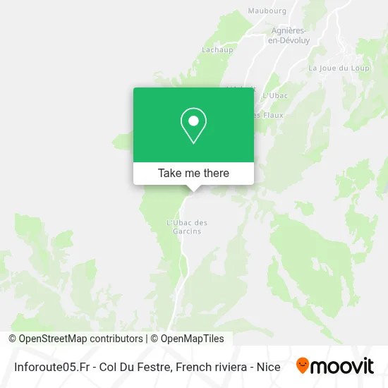 Inforoute05.Fr - Col Du Festre map