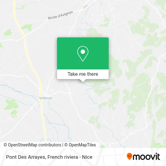Pont Des Arrayes map