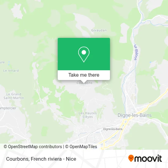 Courbons map