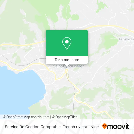 Service De Gestion Comptable map