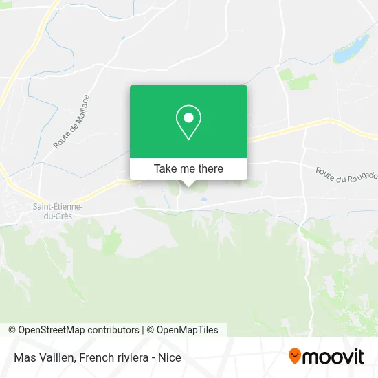 Mas Vaillen map