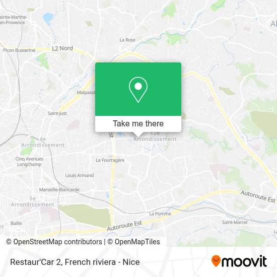 Restaur'Car 2 map