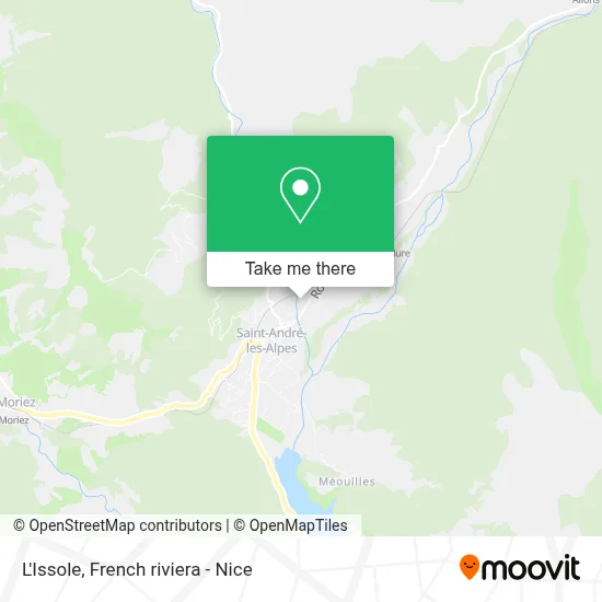 L'Issole map