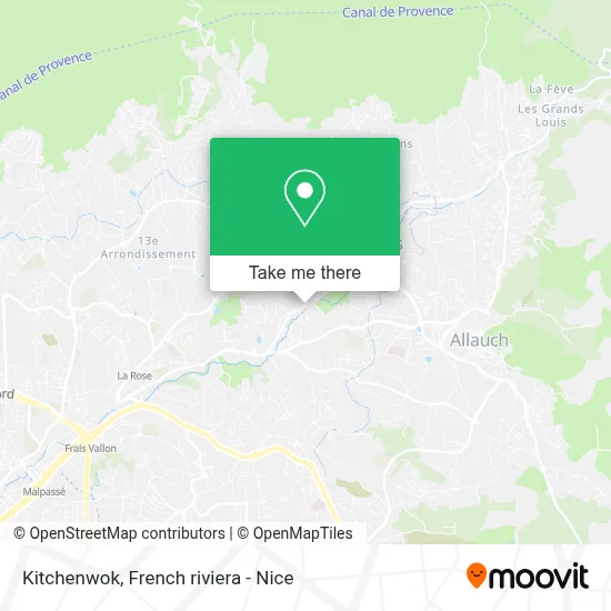 Kitchenwok map