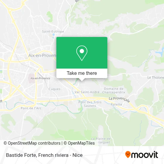 Bastide Forte map