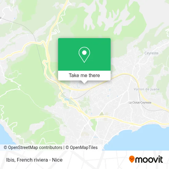 Ibis map