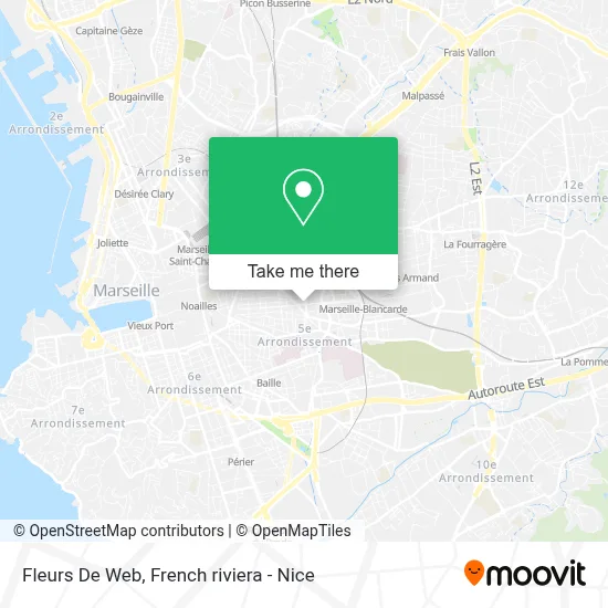 Fleurs De Web map