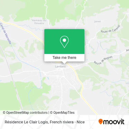 Résidence Le Clair Logis map