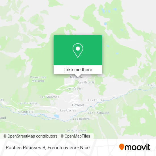 Roches Rousses B map