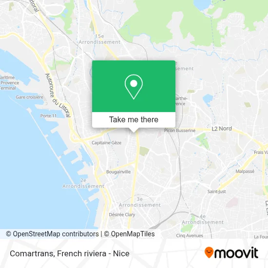 Comartrans map