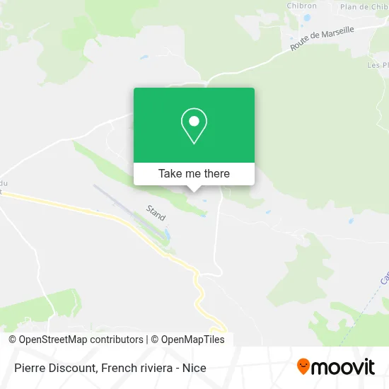 Pierre Discount map