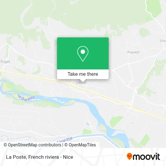 La Poste map