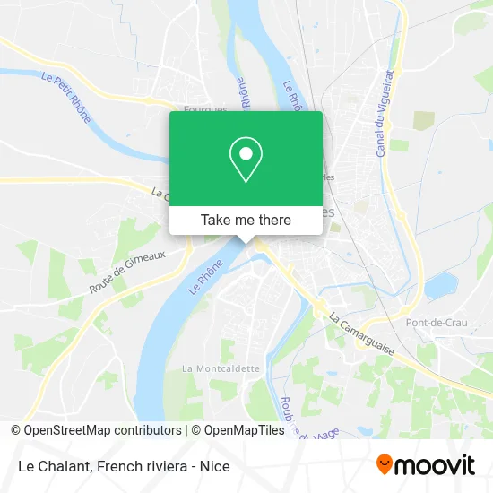 Le Chalant map