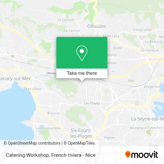 Atelier Traiteur map