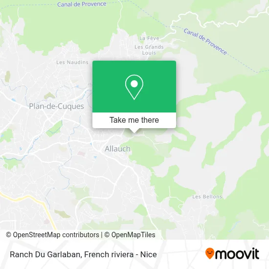 Ranch Du Garlaban map