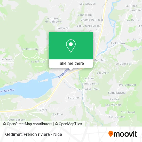 Gedimat map