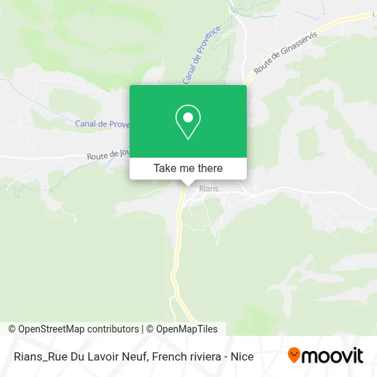 Rians_Rue Du Lavoir Neuf map