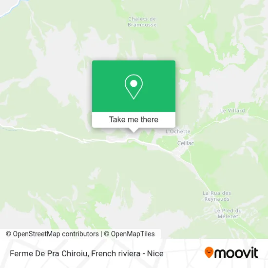 Ferme De Pra Chiroiu map