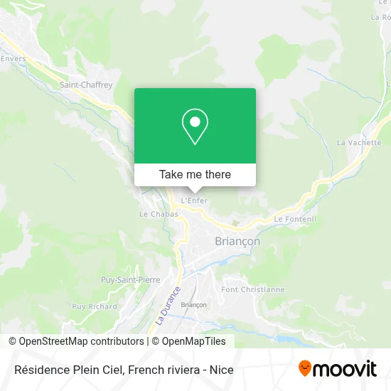 Résidence Plein Ciel map