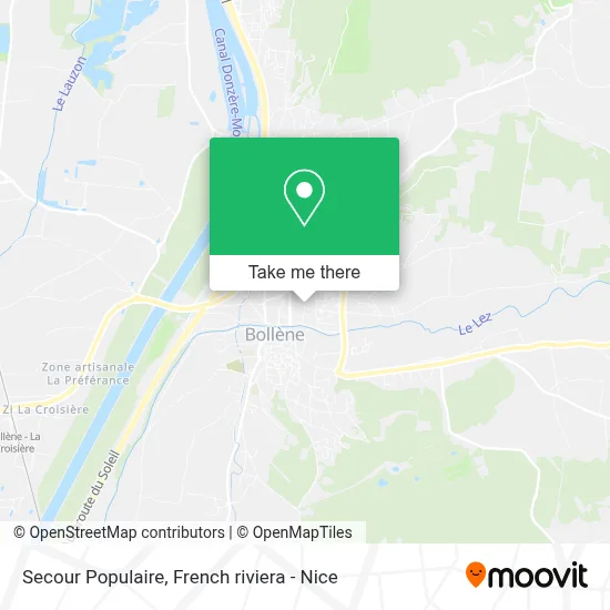 Secour Populaire map