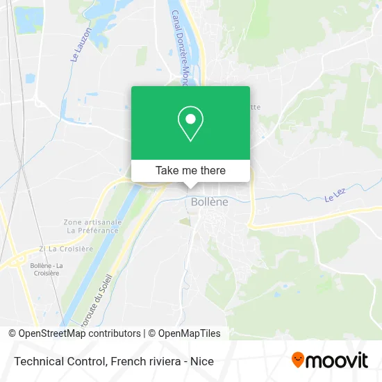 Controle Technique map