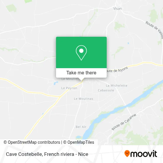 Cave Costebelle map