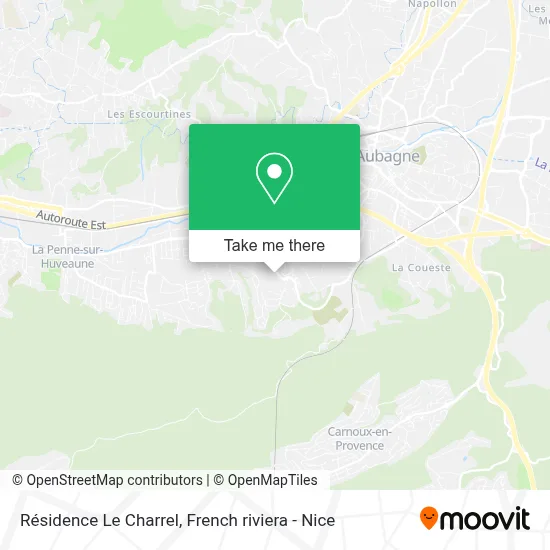 Résidence Le Charrel map